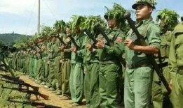 缅甸同盟军吃瓜群众图片,吃瓜群众视角下的战地风云