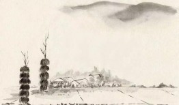 吃瓜群众国画图片素材图,国画中的吃瓜群众风情