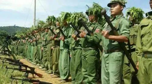 缅甸同盟军吃瓜群众图片,吃瓜群众视角下的战地风云